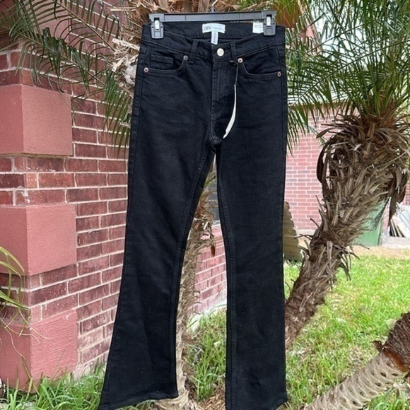 ZARA Low rise Flare Jeans full length 6045/050 - Picture 12 of 14